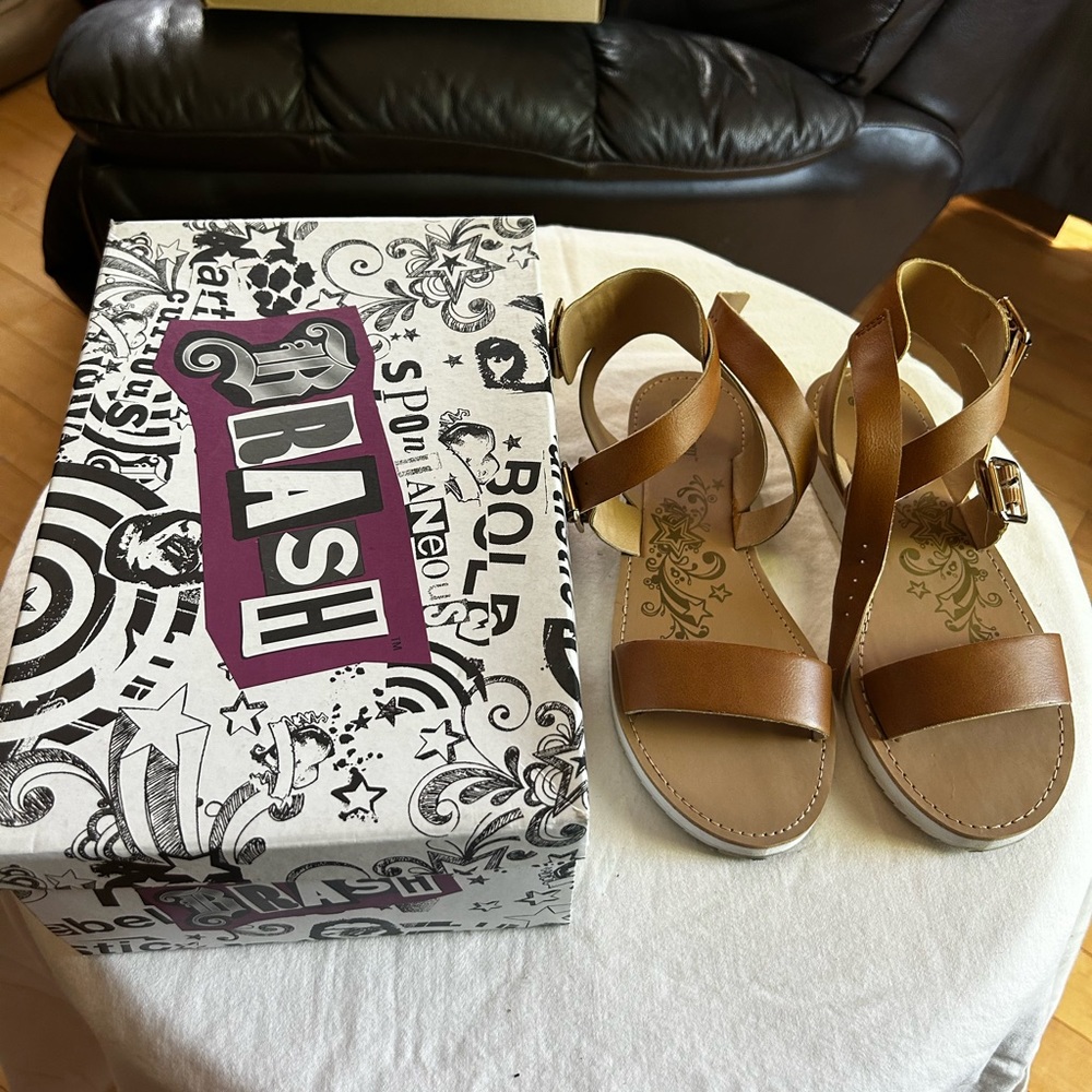 Tan sandals